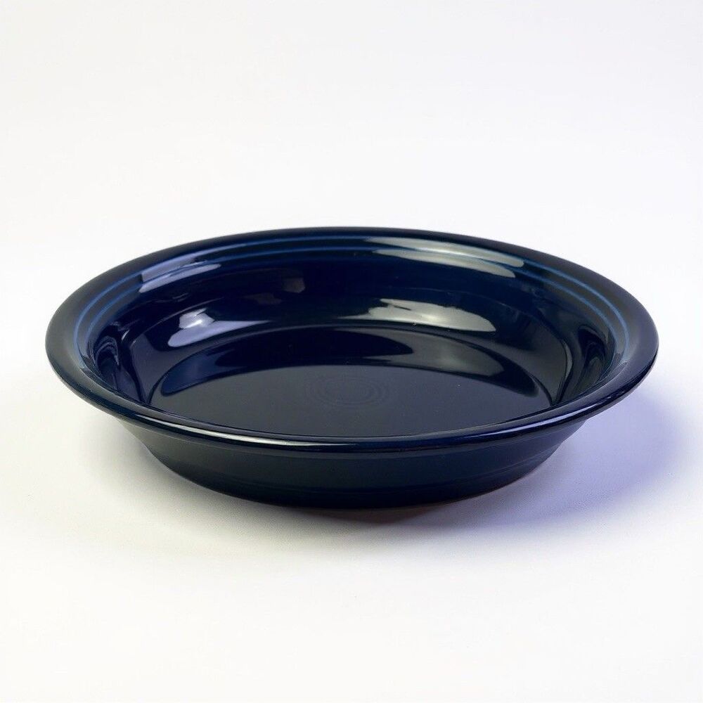 Fiesta Ware Oval Vegetable Casserole Bowl Dish Baking Serving Platter Blue